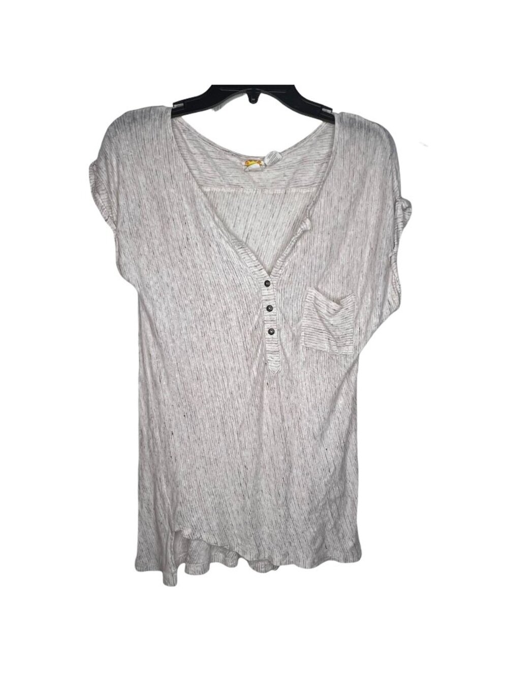 C & C California Linen Henley Tee